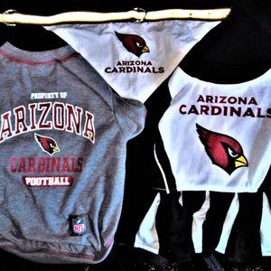 NEW!! AZ CARDINALs FEMALE DOG FAN CLOTHES SZ MED